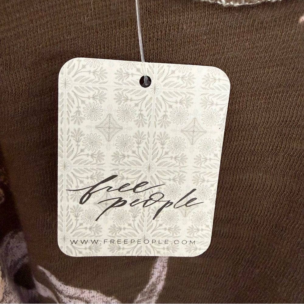 Free People Hey Girl Cotton Tank Top Tropical S - Picture 8 of 13